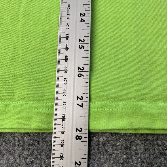 The North Face T-shirt Mens XL Florescent Green Short Sleeve Outdoor Big Logo - Picture 9 of 10